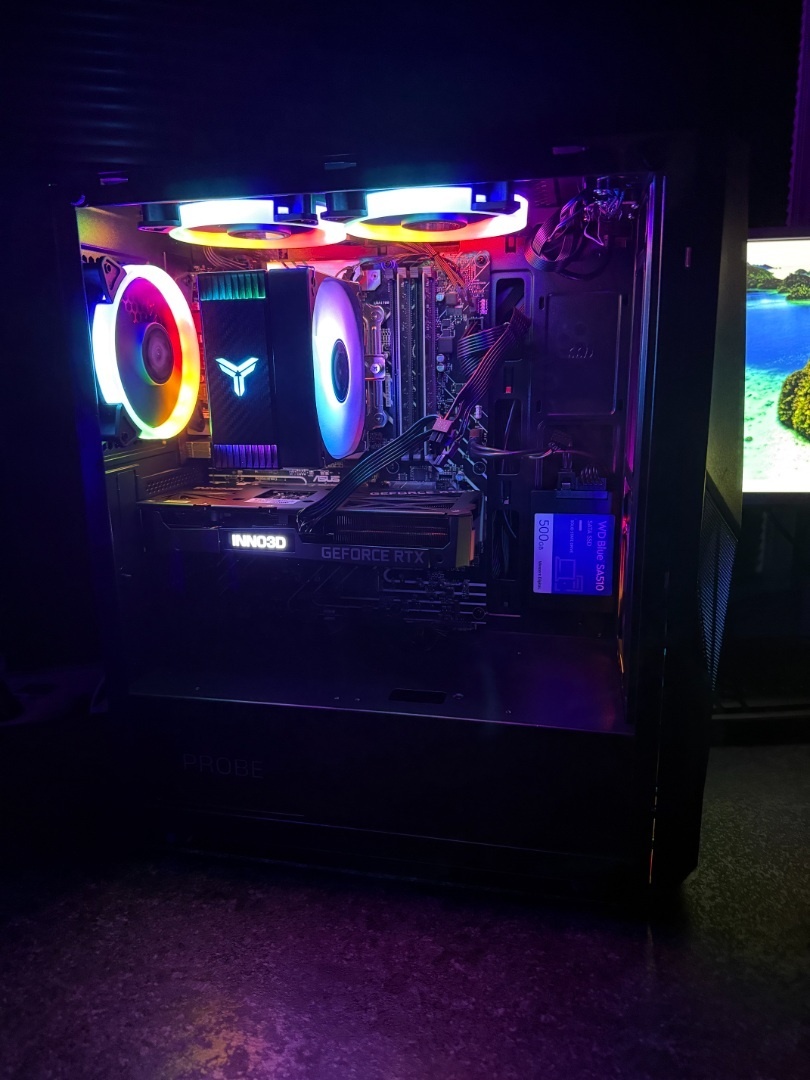 Herný počítač i5-12400F / RTX 3060 Ti / 16GB / 500GB SSD - 8