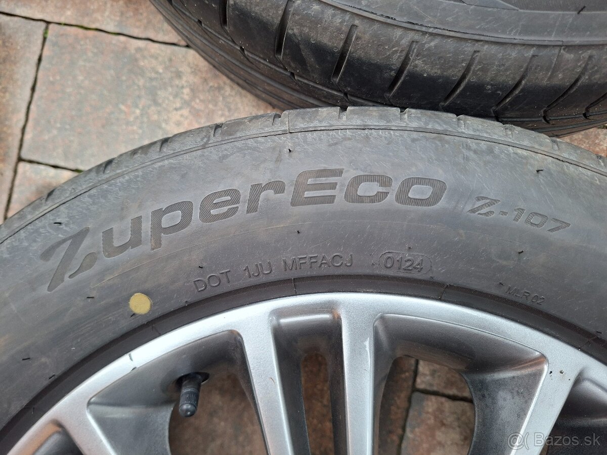 Predám org hlinikové disky-Ford-R17 - 8