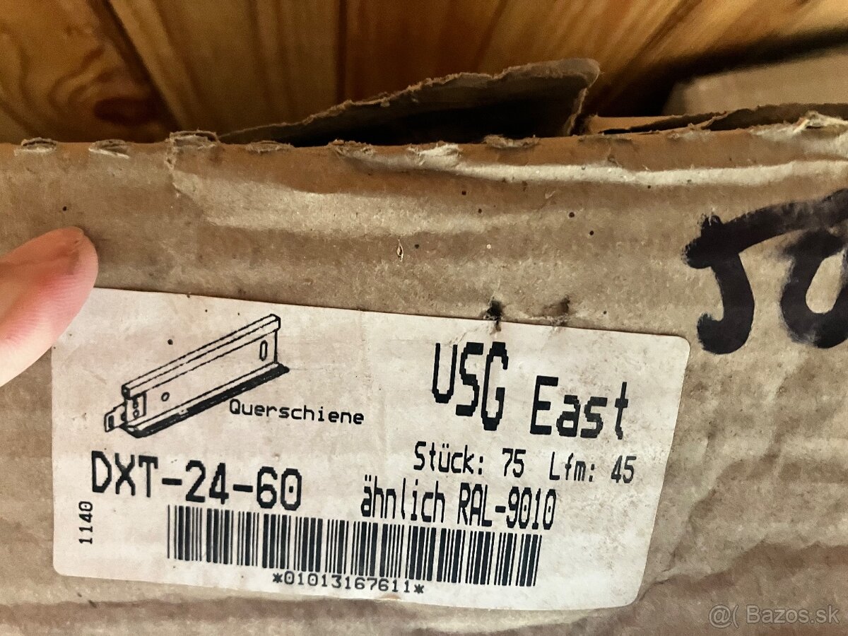 Predám profil na kazetový strop 60cm - 8