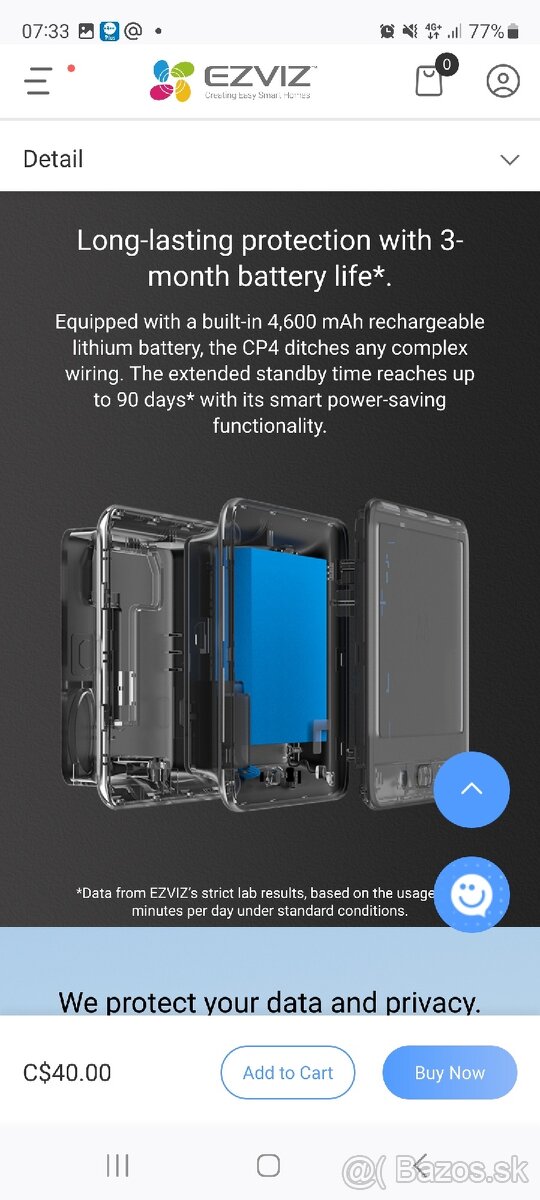 Ezviz CP4 smart kukatko v zaruke nove PC 189 EUR Hikvision - 8