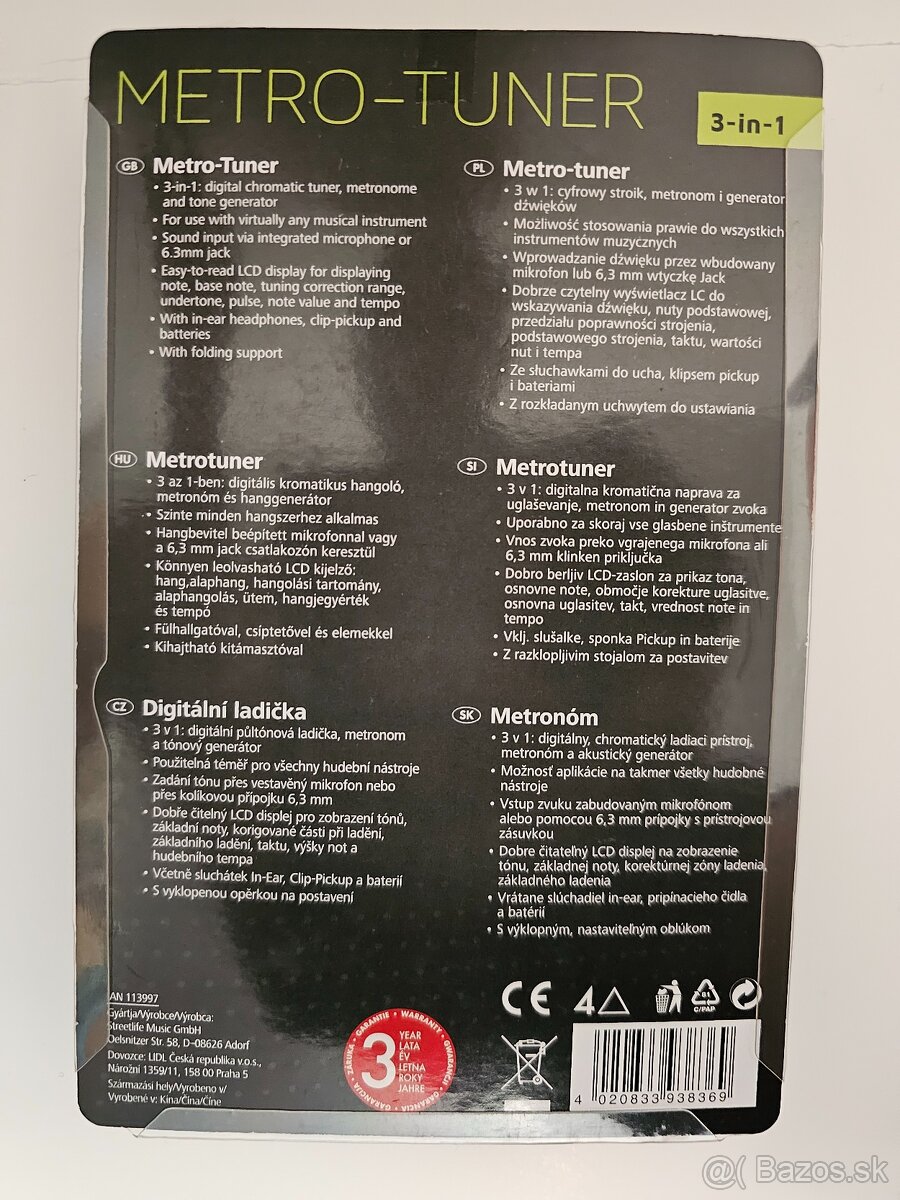 Digitálna ladička Sheffield MT-40 - 8