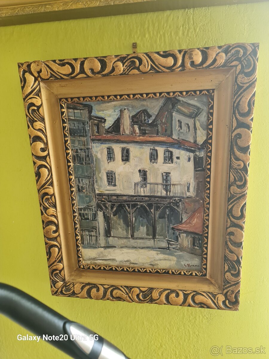 Rôzne stare obrazy, vsetko olej - 8