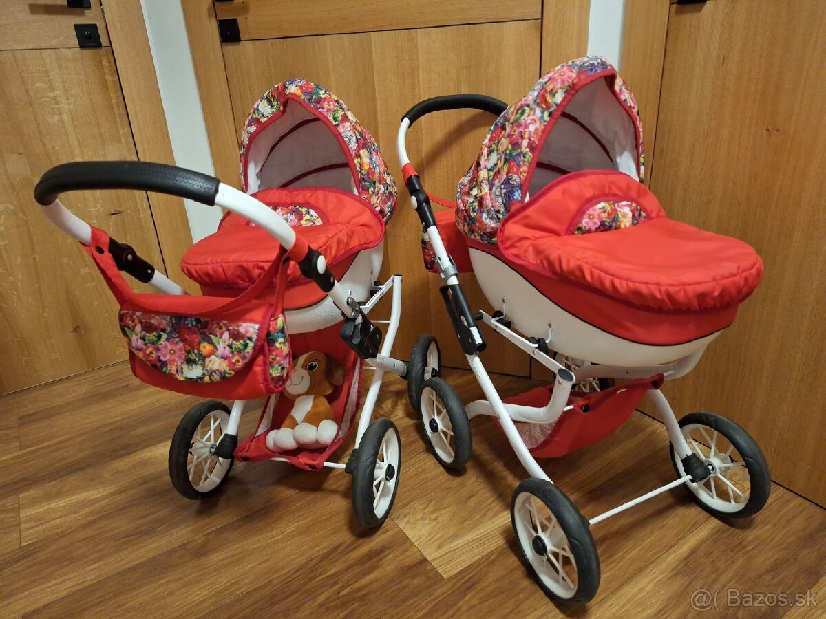 Veľký kočík pre bábiky, mega pevný. - 8