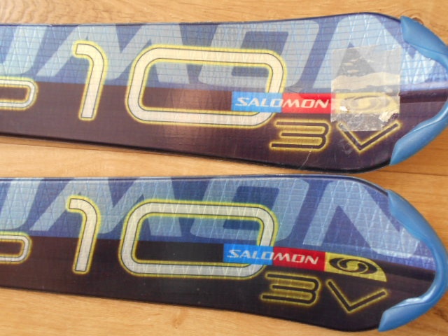 Lyže Salomon s viazaním Made in France 160cm R11,7 - 8