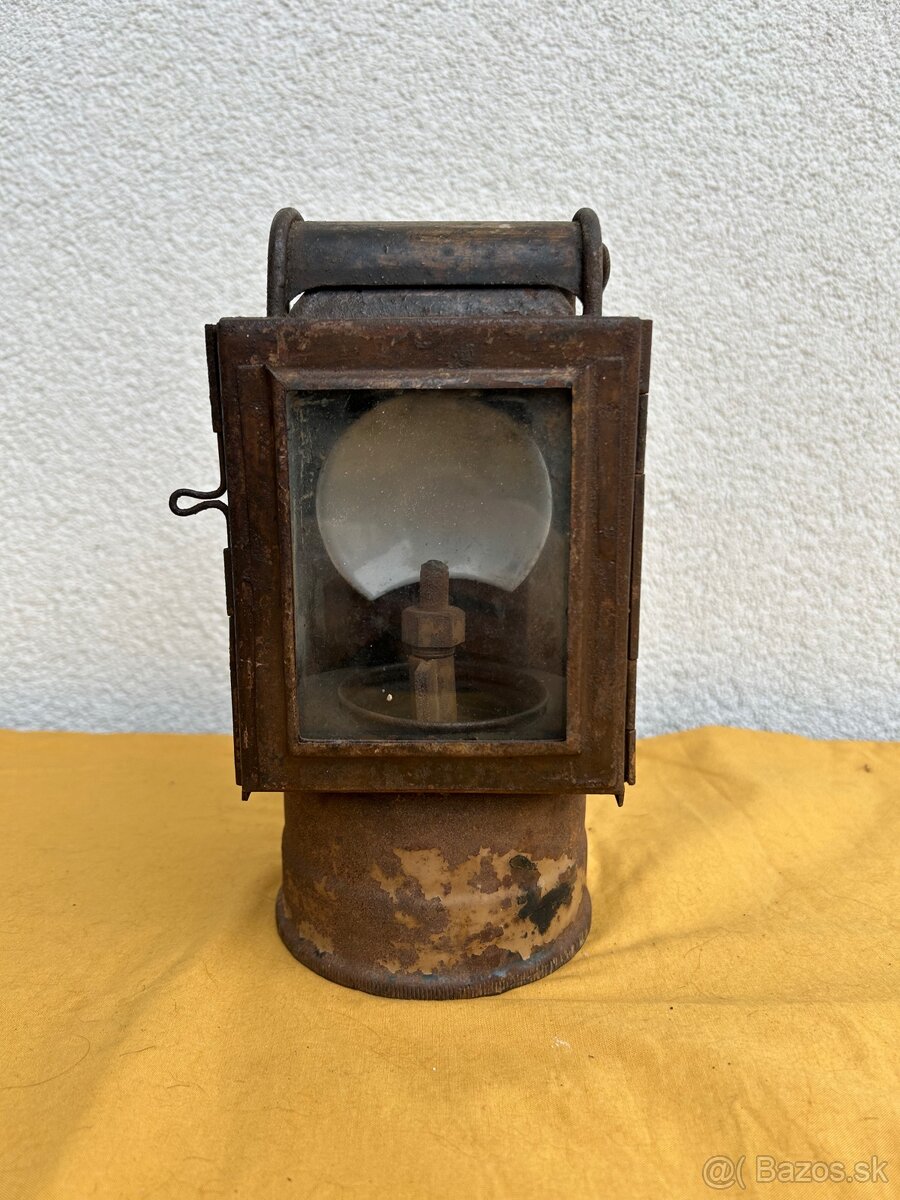 Nemecke kovové karbidove Lampi - 8