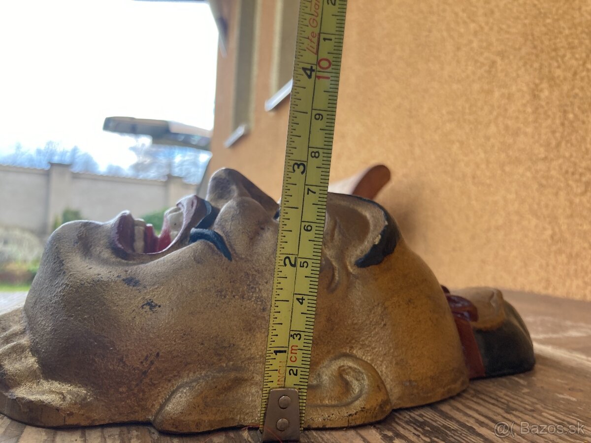 Stará litinová maska - 8