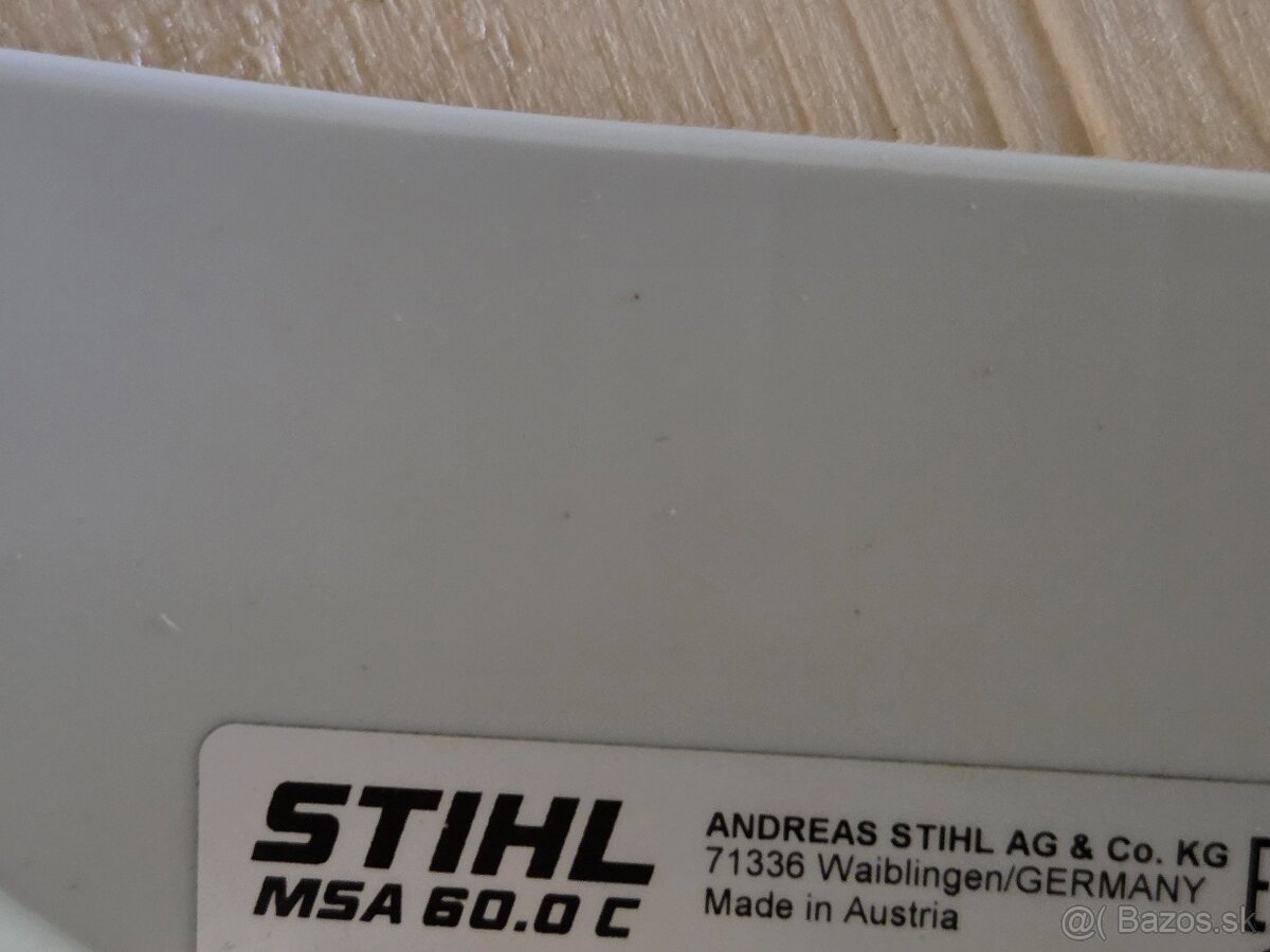 Stihl msa 60c-bq aku pila set zaruka dva roky - 8