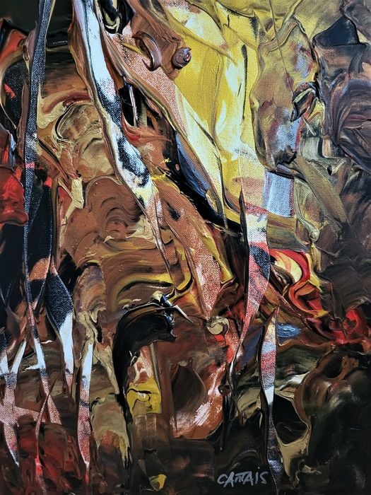 Maľovaný obraz Bruno Cantais - Eclosion - 8