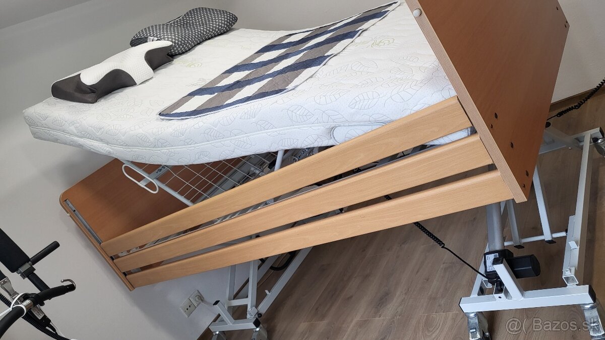Elektrická polohovacia posteľ s matracom 140x220cm do 350kg - 8