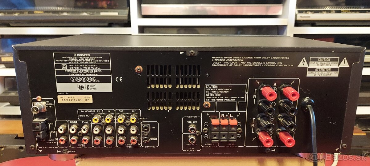 Predám receiver Pioneer, Grundig a JVC - 8