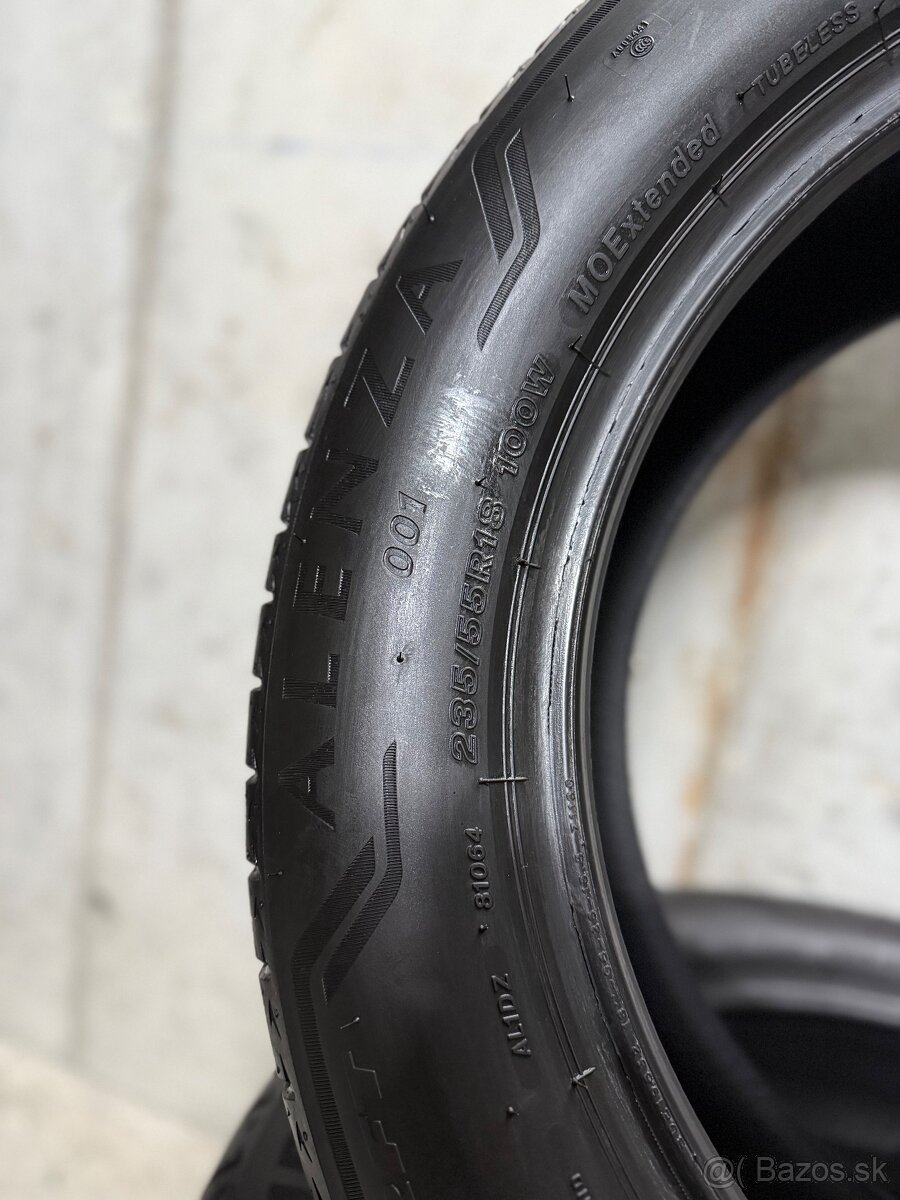 2 nejazdené letné pneumatiky 235/55/18 Bridgestone Alenza - 8