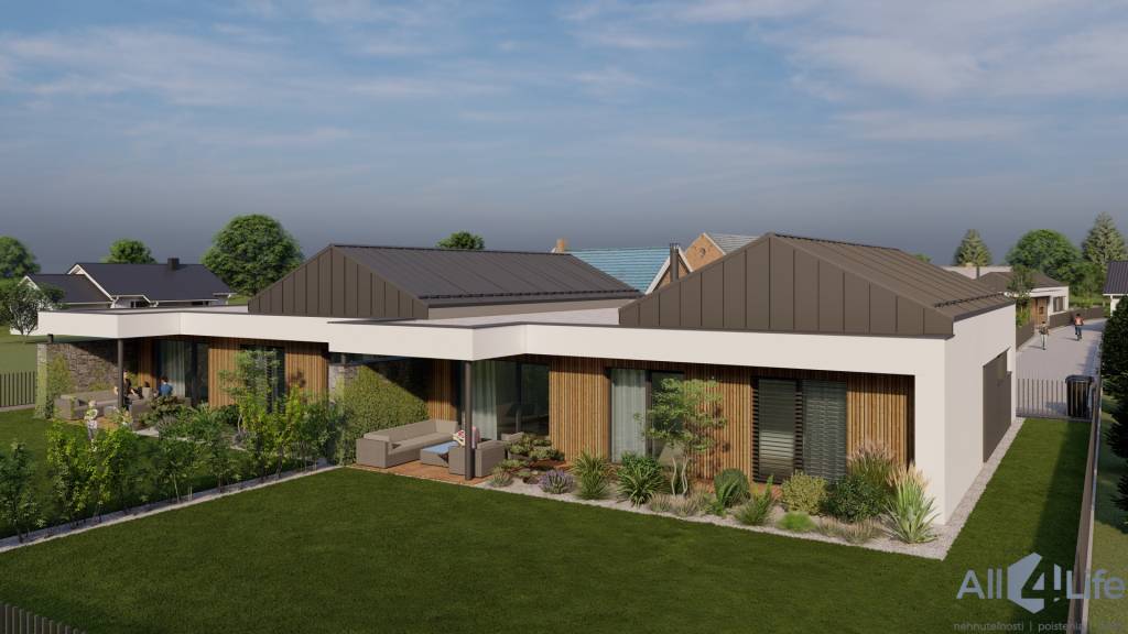 4i. novostavba rodinného domu s garážou v obci Krakovany RD - 8