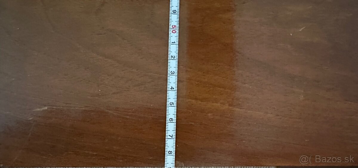 Predám rozkladací retro jedálenský stôl + servírovací stolík - 8