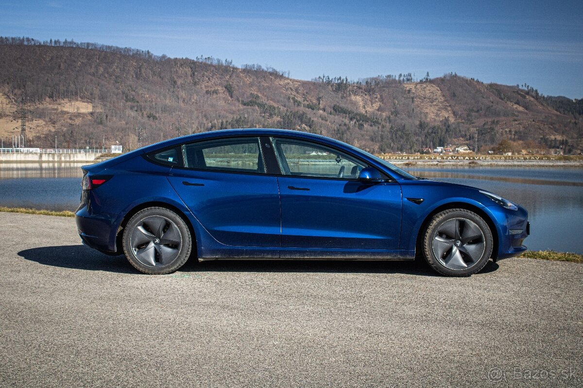 Tesla 3 Long Range, Premium Sound, Ťažné, Deep Blue Met, DPH - 8