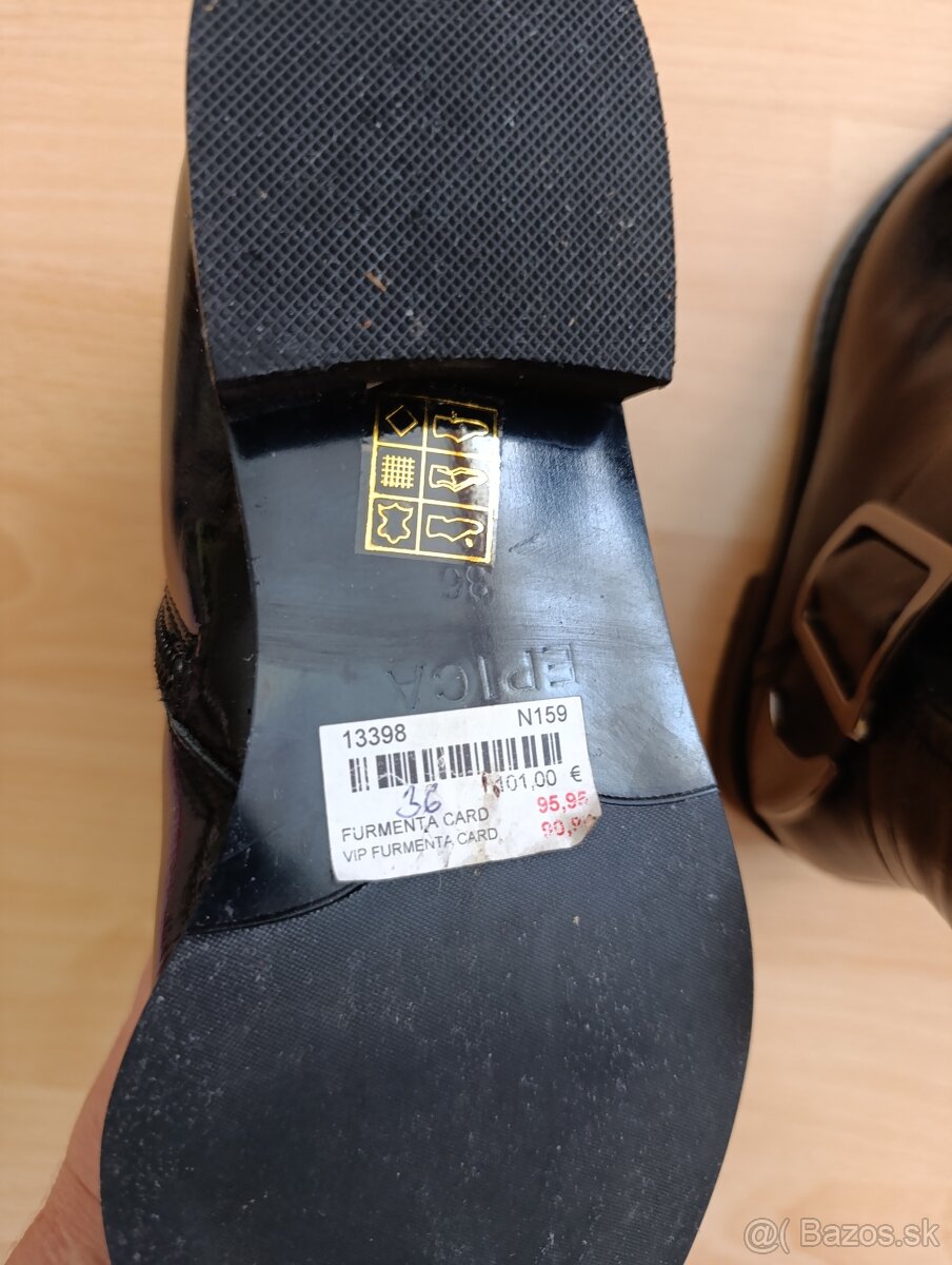 Kožené lakované čižmy - 8