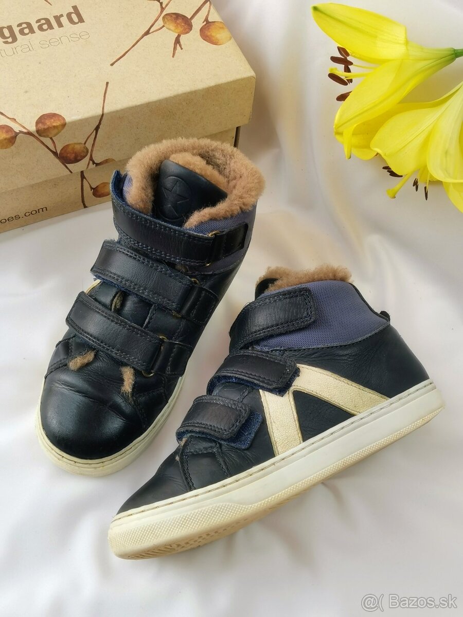 Bisgaard - zimné tenisky s pravou kožušinou veľkosť 32 - 8