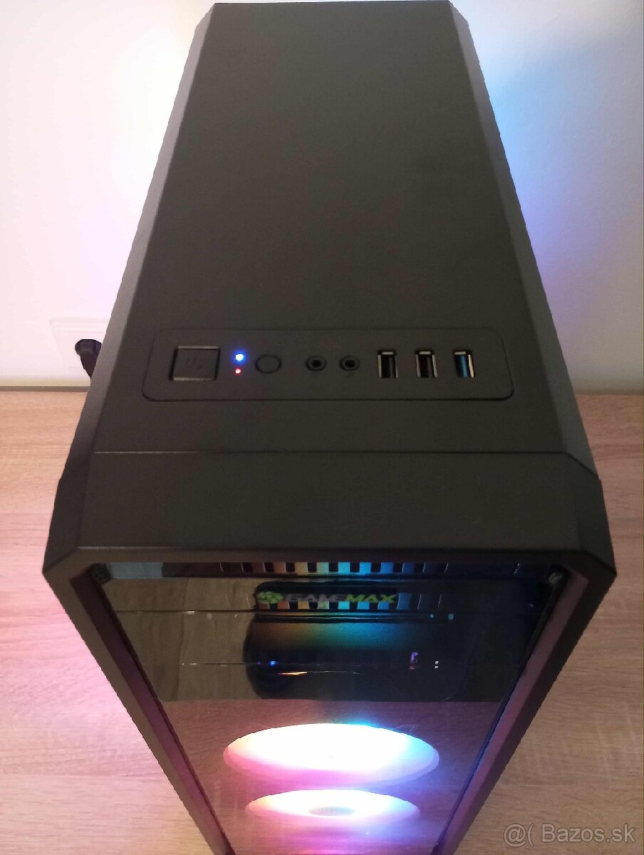 Herný PC RX 6600 XT 8GB, i5 9400f, 16GB, SSD, HDD - 8