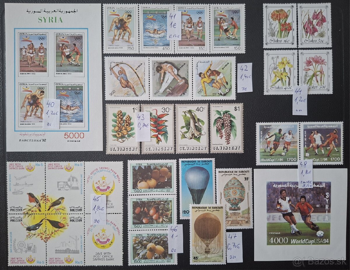 Postove znamky Mix 4 (101poloziek) - 8