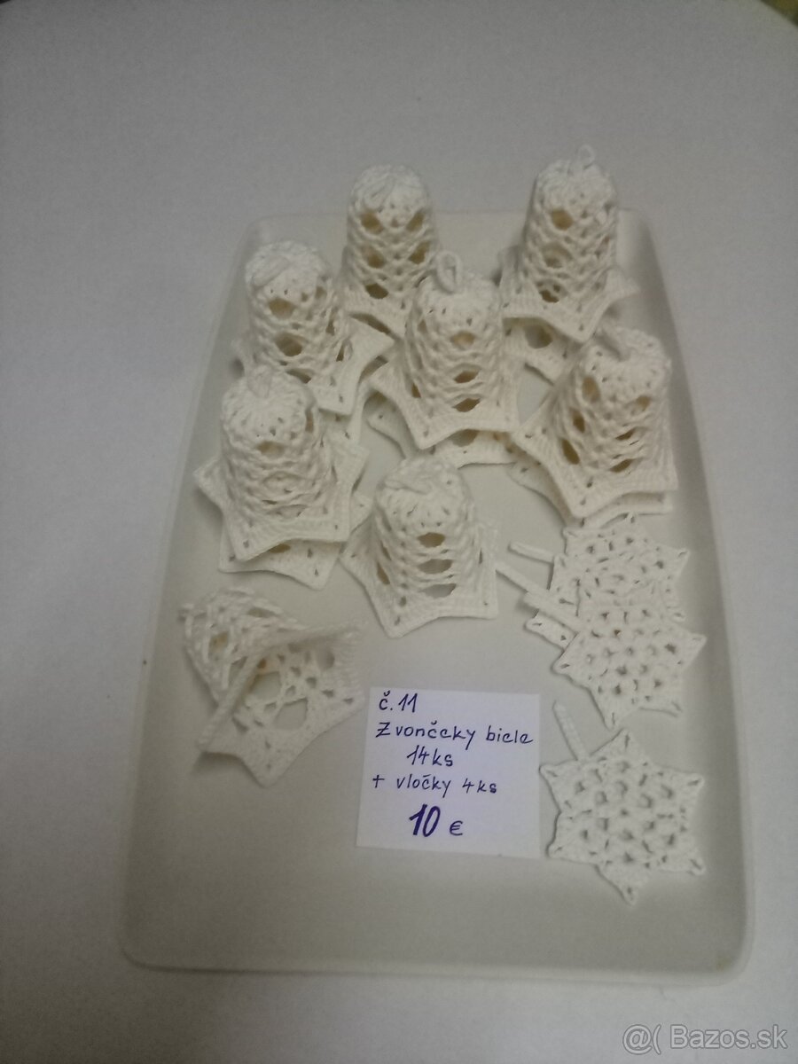 Háčkované vianočné ozdoby - 8