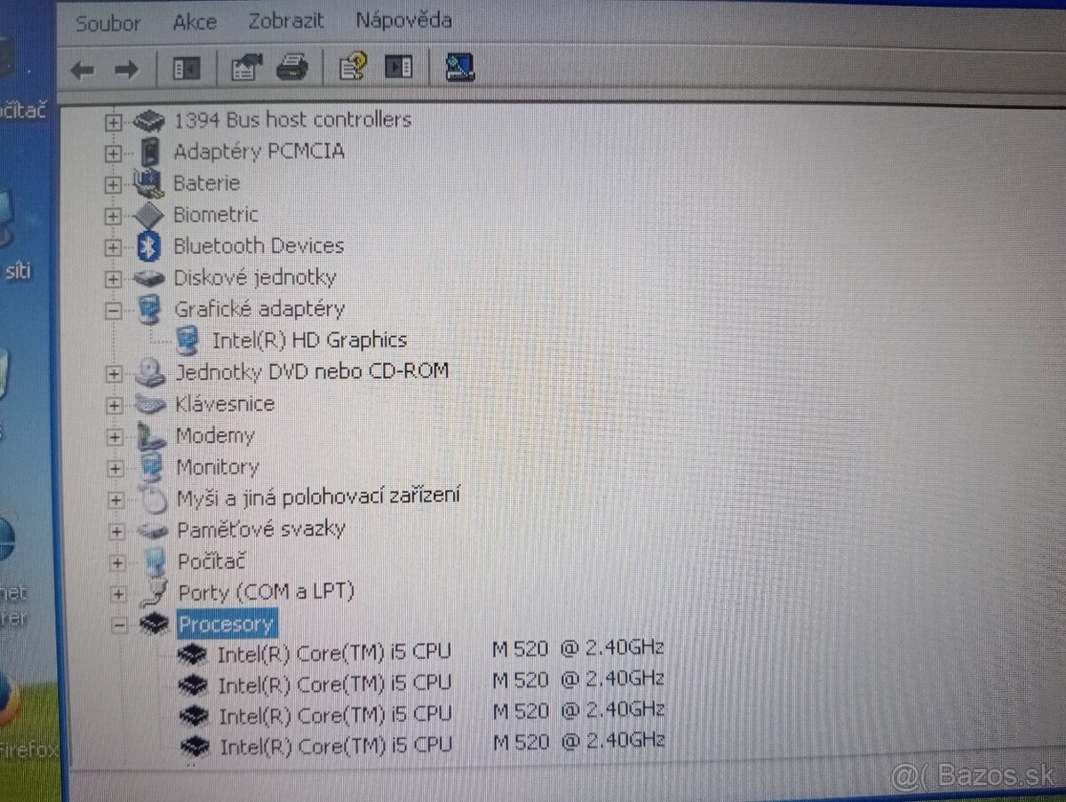predám HP elitebook / 4gb ram / Intel core i5 / Windows XP - 8