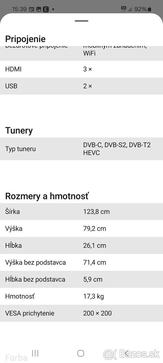 Samsung UE55NU7172 55" (138 cm) LED smart 4K - 8