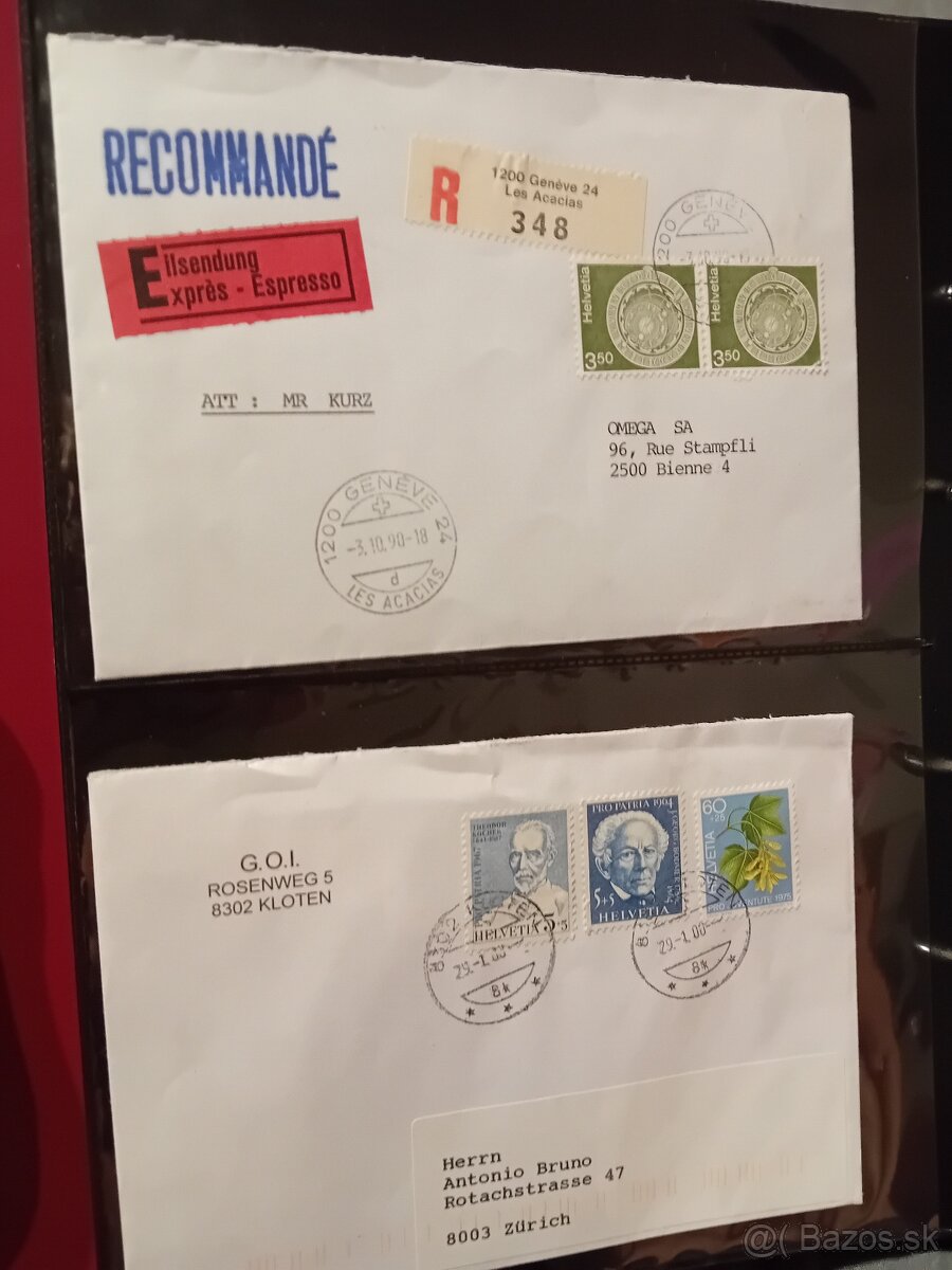 Album Švajčiarsko FDC - 8