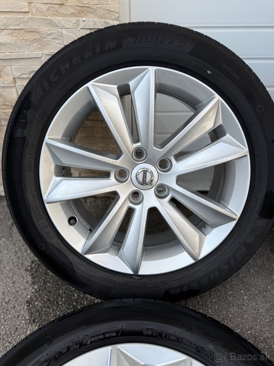 VOLVO ORIGINAL R17 / 225/50 - 5x108 - Elektrony / Disky - 8