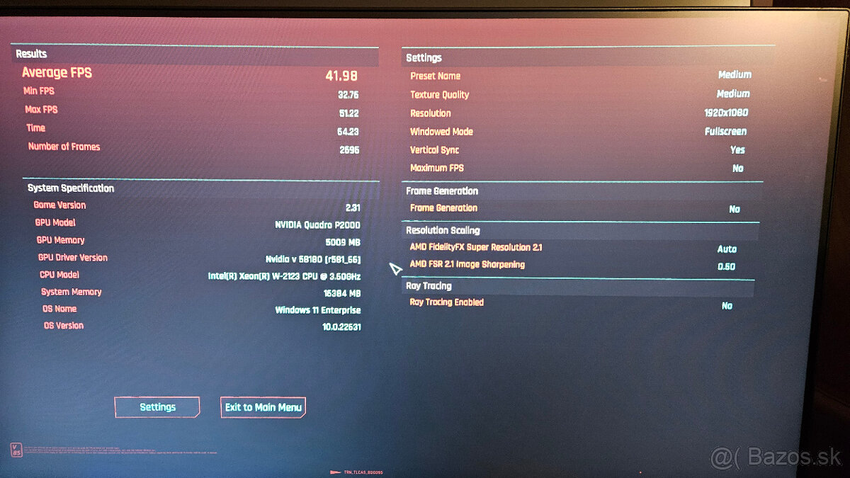 HP Z4 G4 Workstation – Xeon W2123, nVidia Quadro P2000 - 8