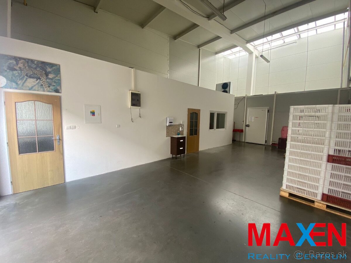 Predaj : MAXEN HALA ( 01 ) pre výrobu a sklad 1844 m2 + a - 8
