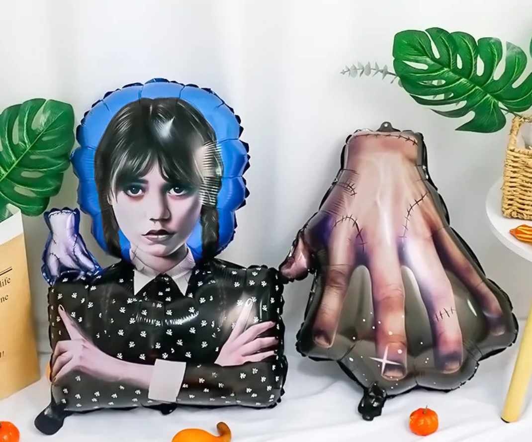Nové balóny Wednesday Addams 75cm, vec 53cm - AŽ 15/16/17 ku - 8