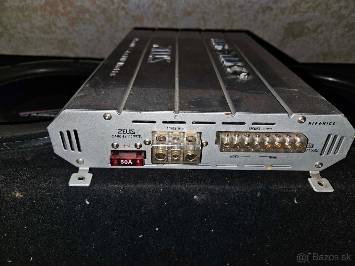 Predám autoaudio – subwoofery, zosilňovače + kapacitor - 8