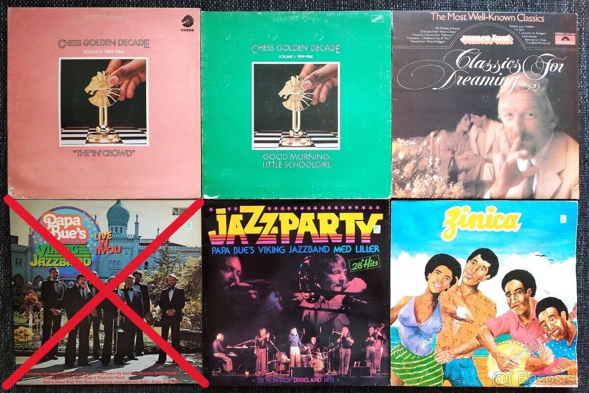 Gramofonové platne LP 5 - 8