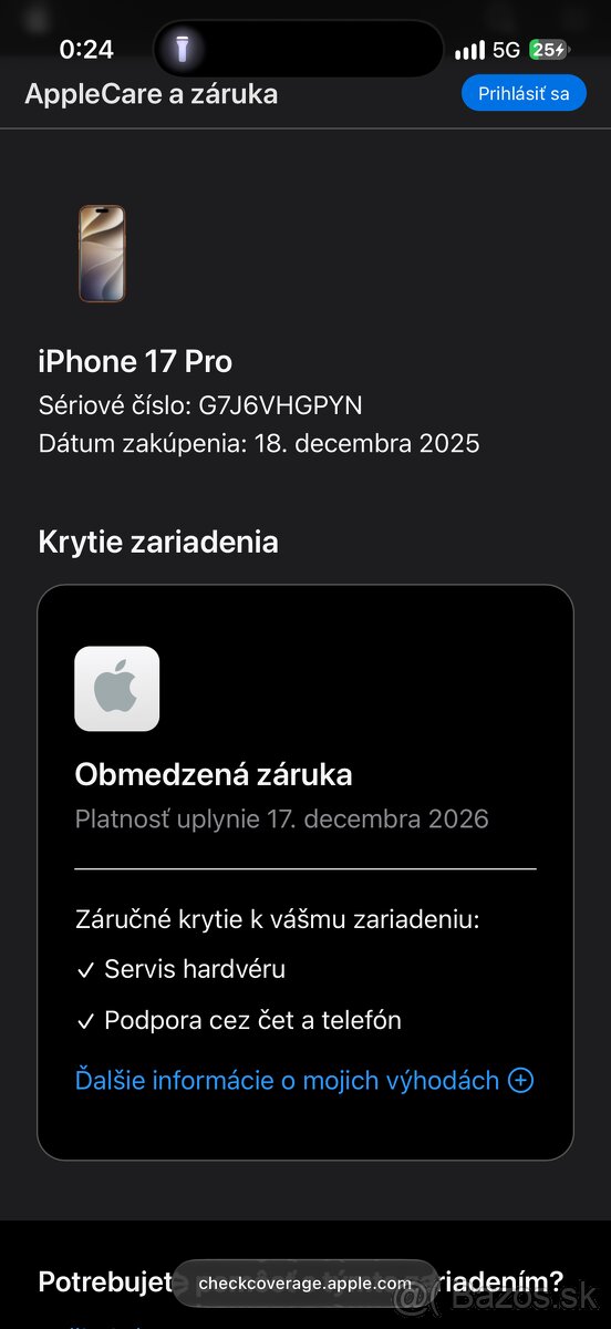 Predám iPhone 17 Pro 512gb Cosmic Orange - 8
