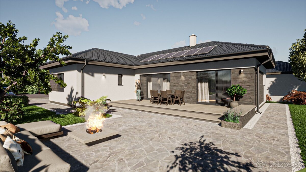 BENIAKOVCE - 4 IZBOVÝ PEKNÝ RD 107 M2 S TERASOU, HRUBÁ STAVB - 8