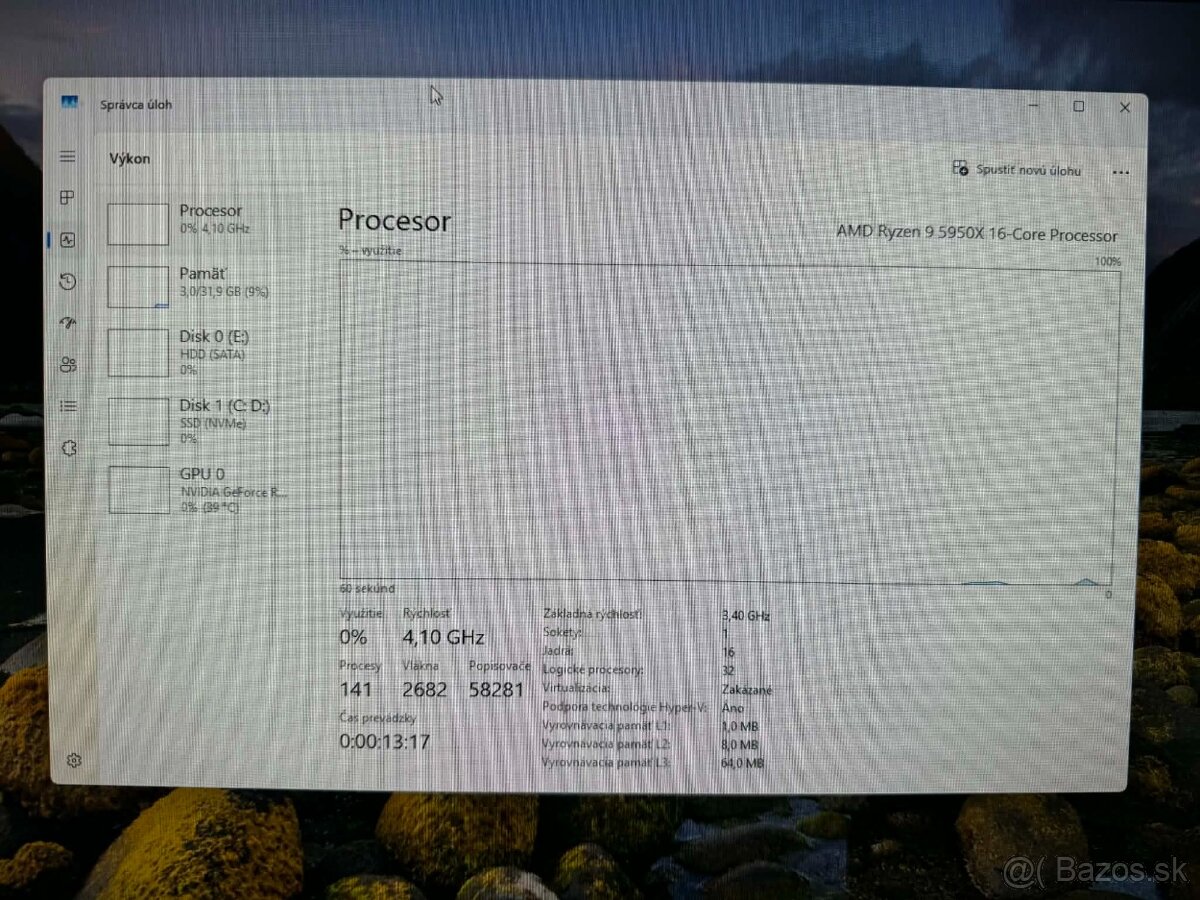 Ryzen 9 5950X, RTX 3070, 32GB - 8