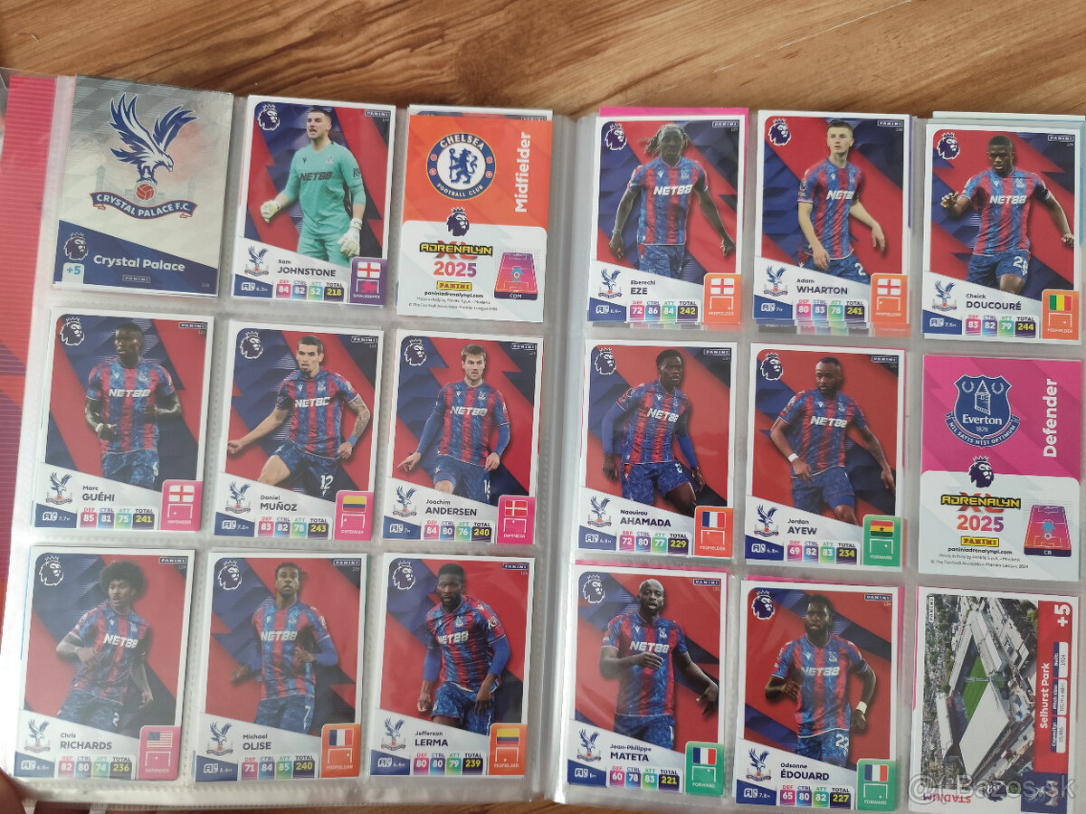 Premier League 2025 Futbalové kartičky Panini Adrenalyn. - 8