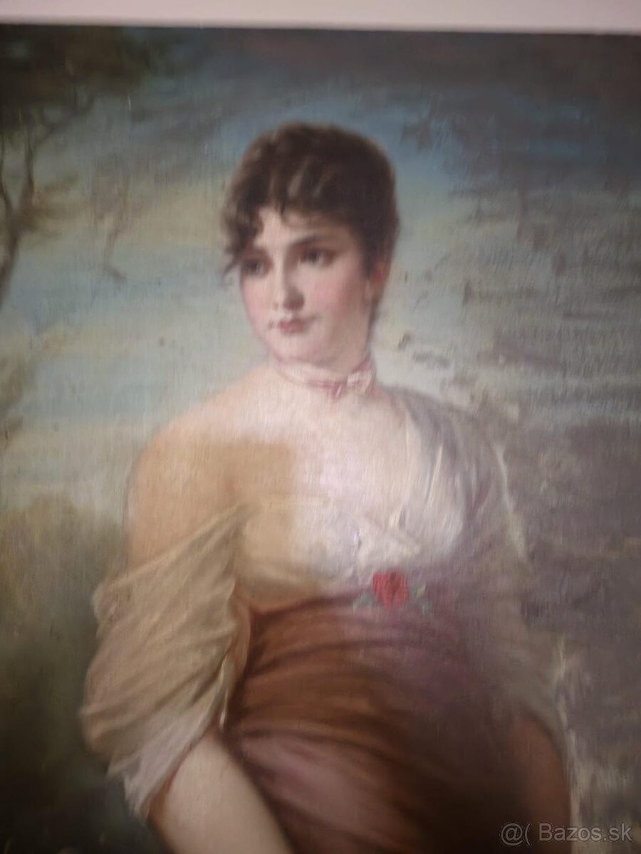 Obraz olejomaľba 19.storočie - 8