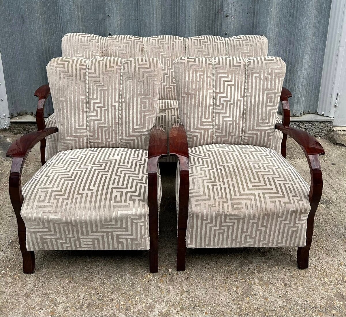 Sedacia súprava Art Deco - F186 - 8