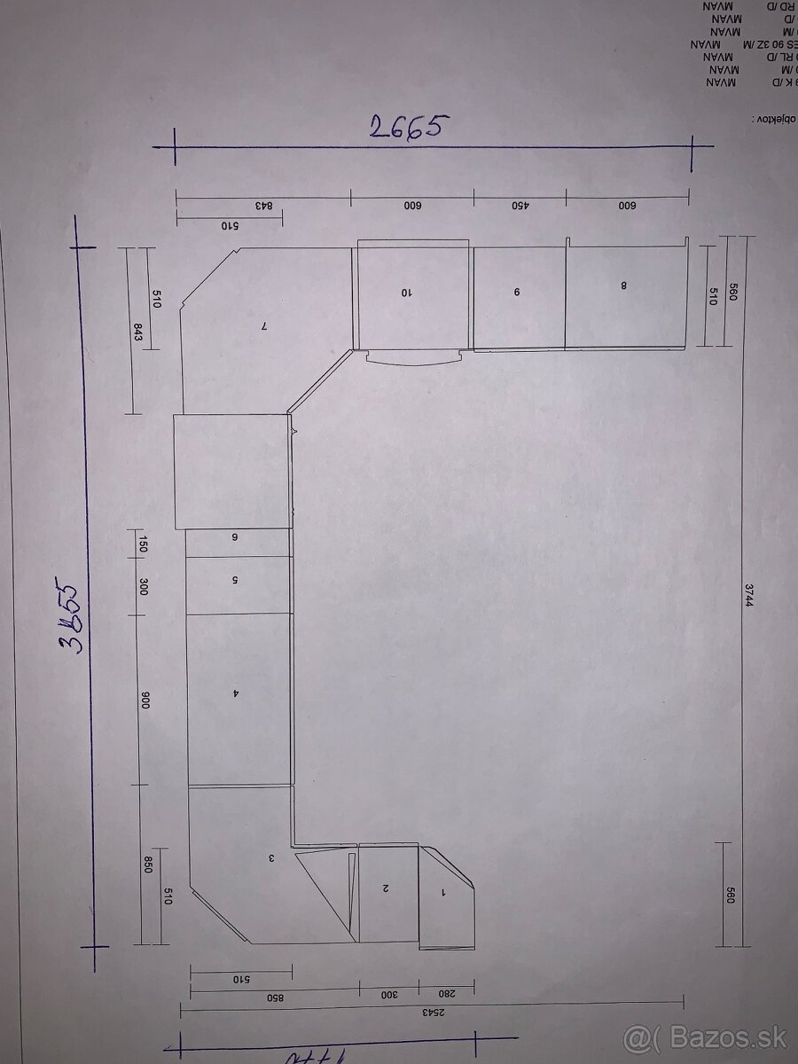 Predám kuchynskú linku Decodom - 8
