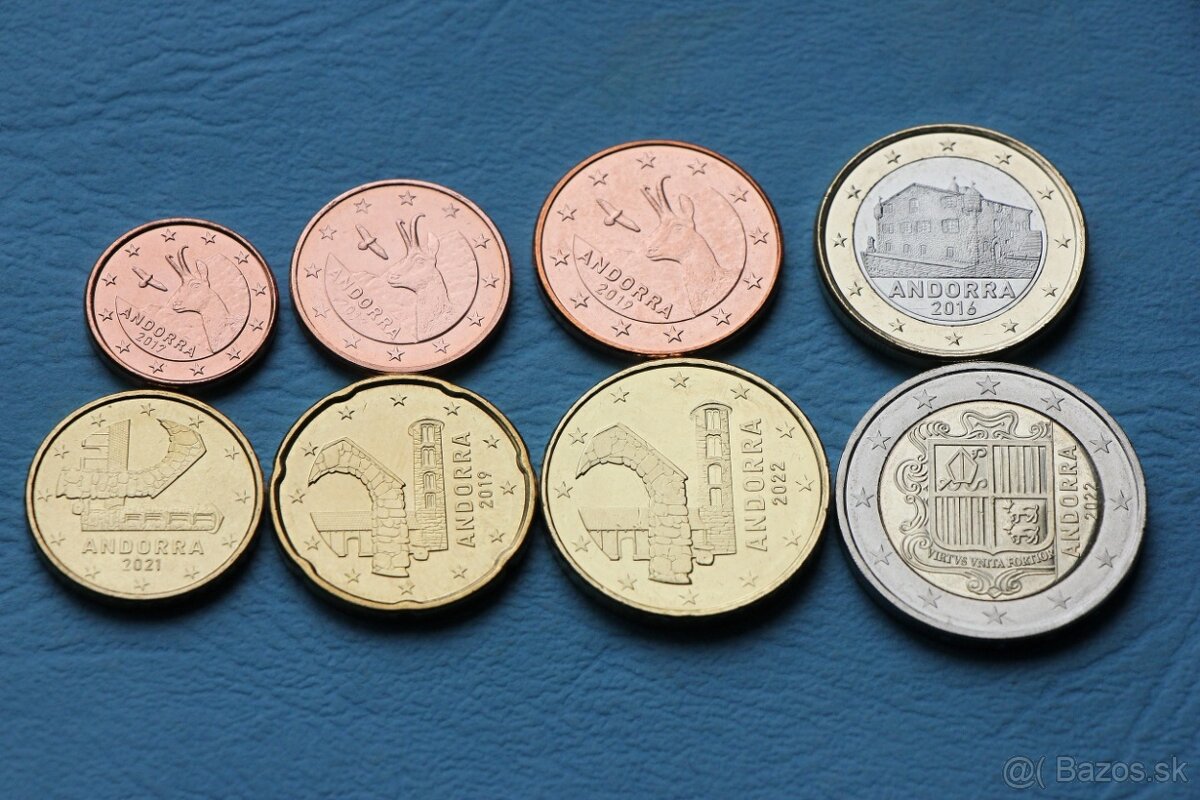 euromince centy 1+2+5cent 2.časť - 8