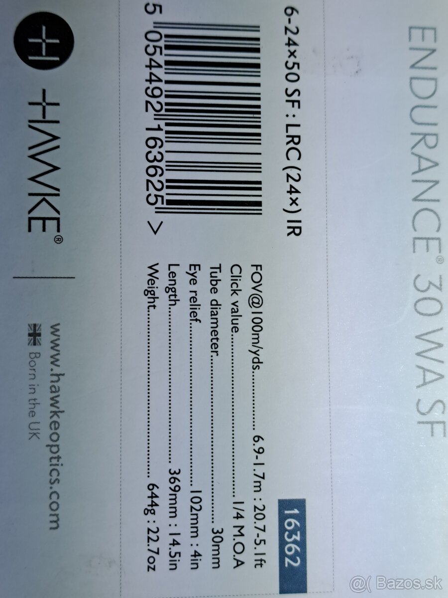 Puškohľad Hawke Endurance -- zľava 23% plus montáž - 8
