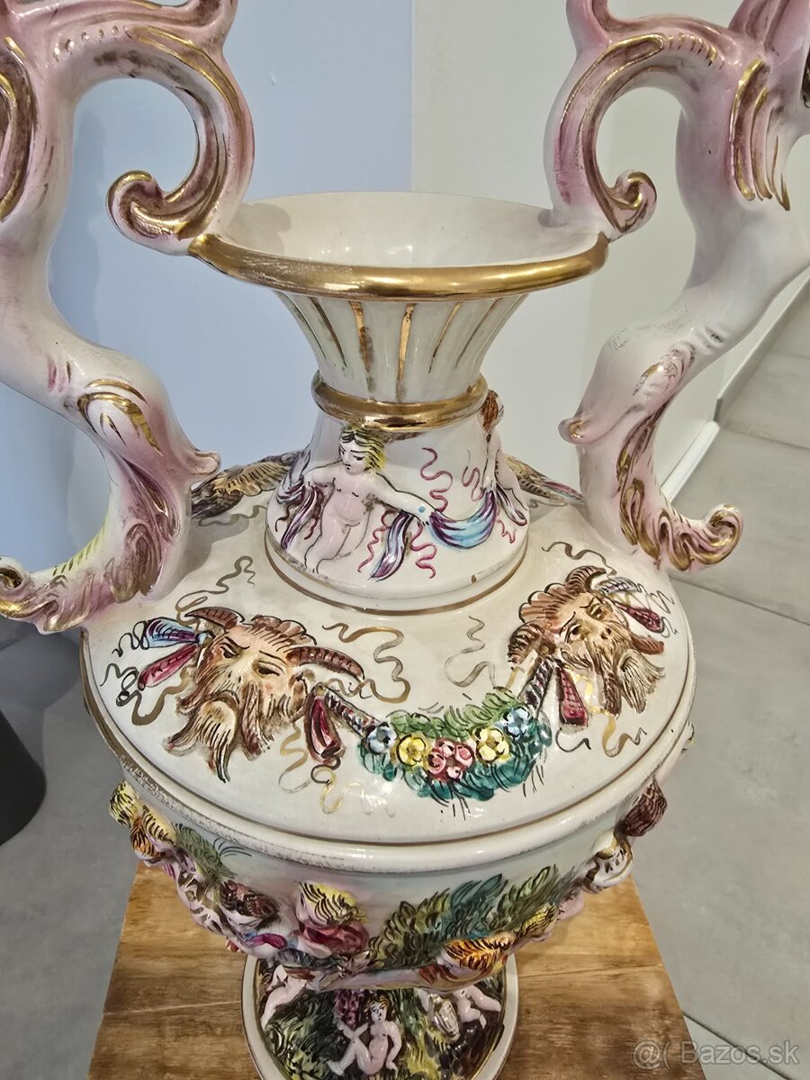 Porcelánová váza Capodimonte - 8