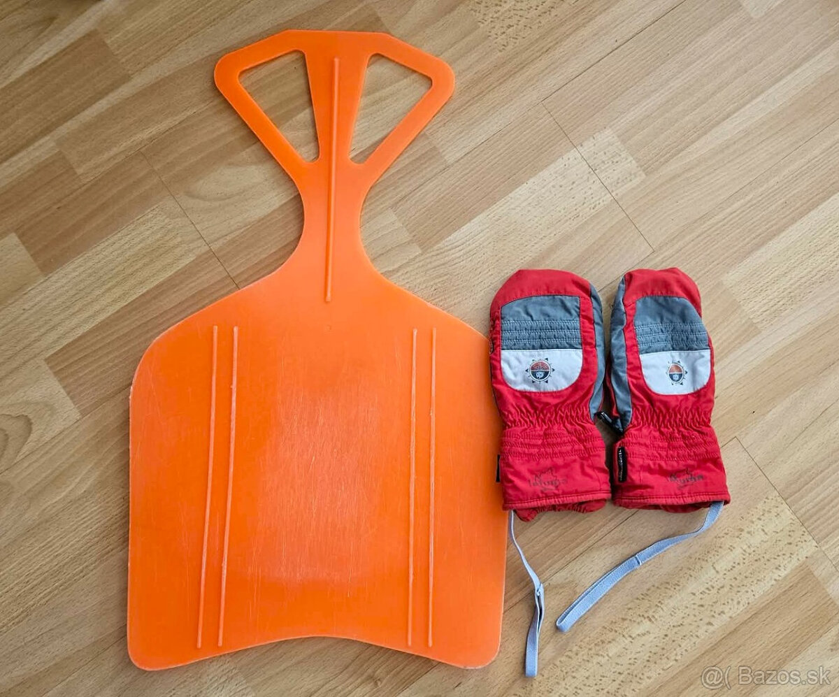 detske rukavice a klzak na sneh - 8