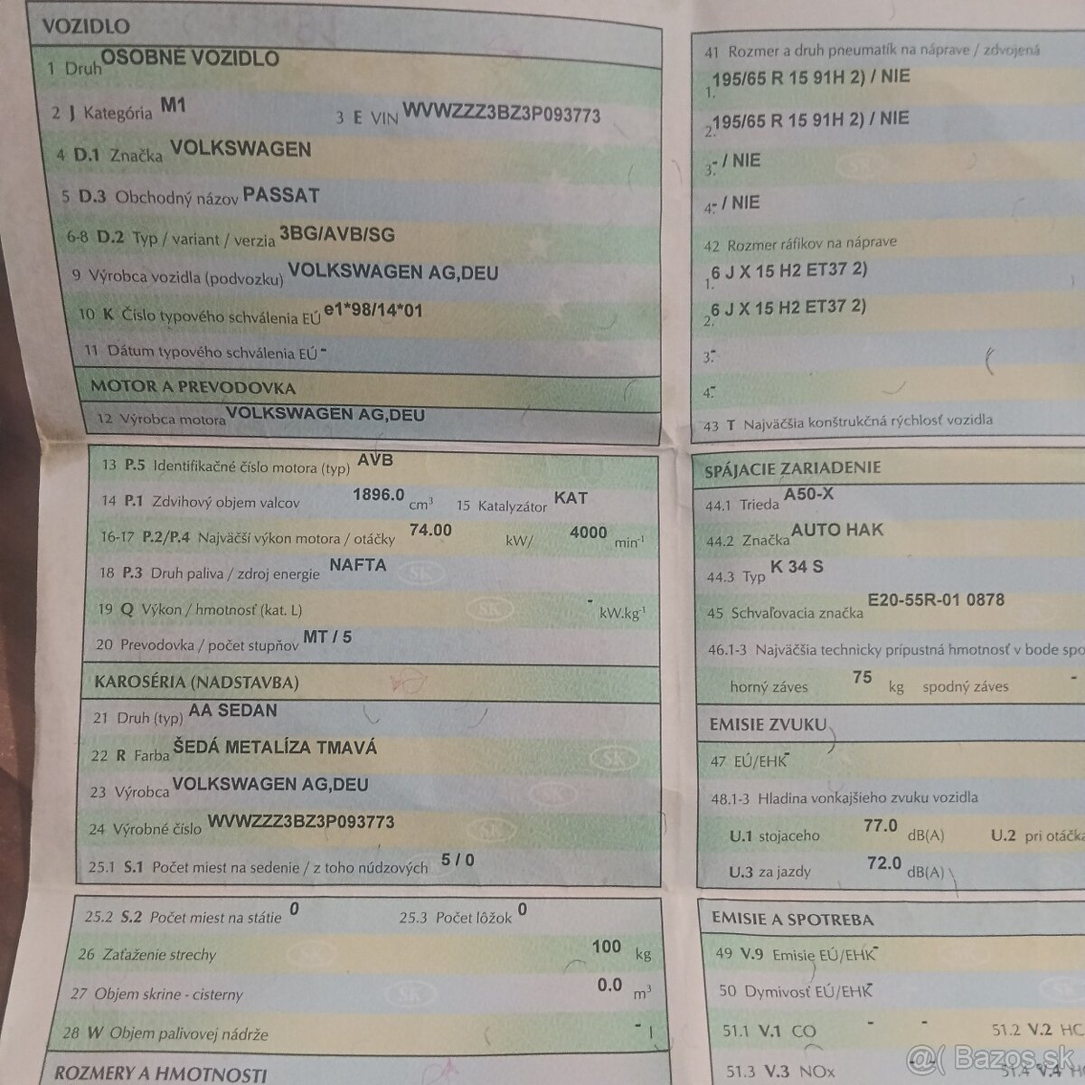 Volkswagen Passat b5 - 8