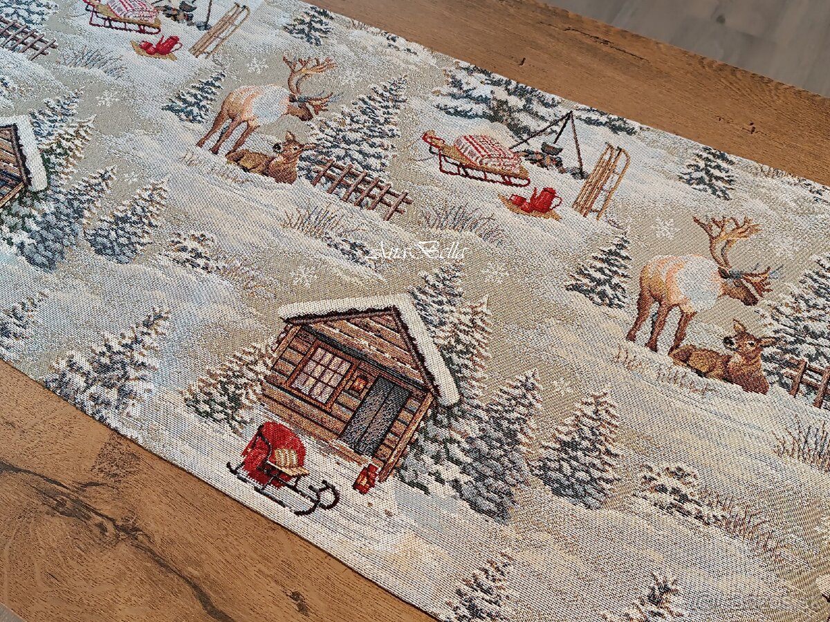 Vianočné prestieranie, štóly - 8