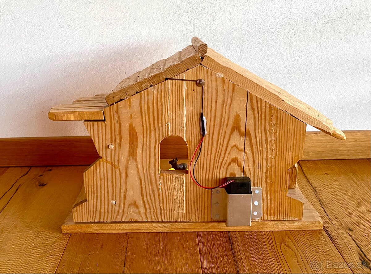 Starý krásný dřevěný betlém - 8