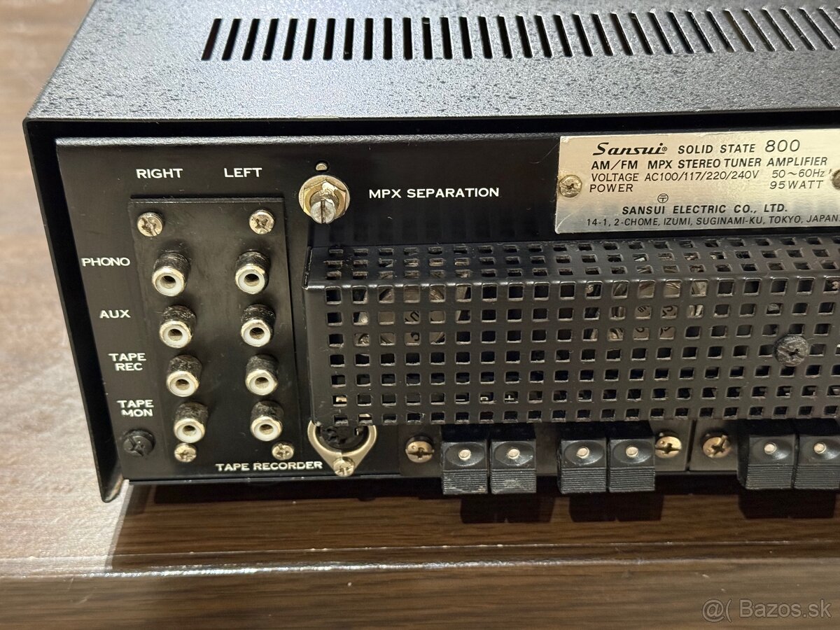SANSUI 800 Solid State Receiver - 8