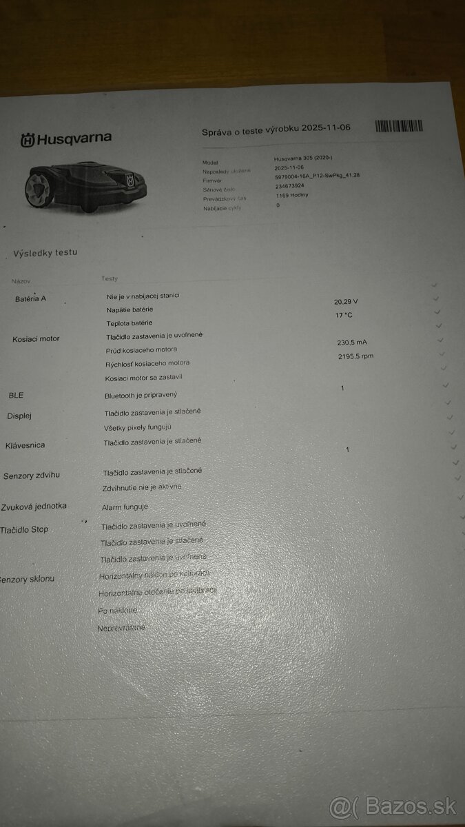 Robotická kosačka automower Husqvarna 305 + montážna sada - 8