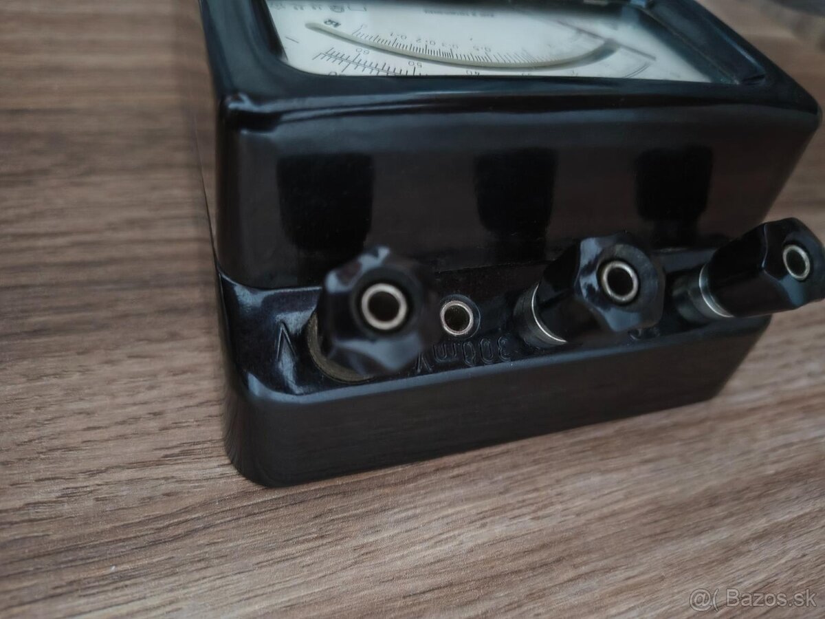 legendárny analógový multimeter Metra Blansko DU10 AVOmet - 8