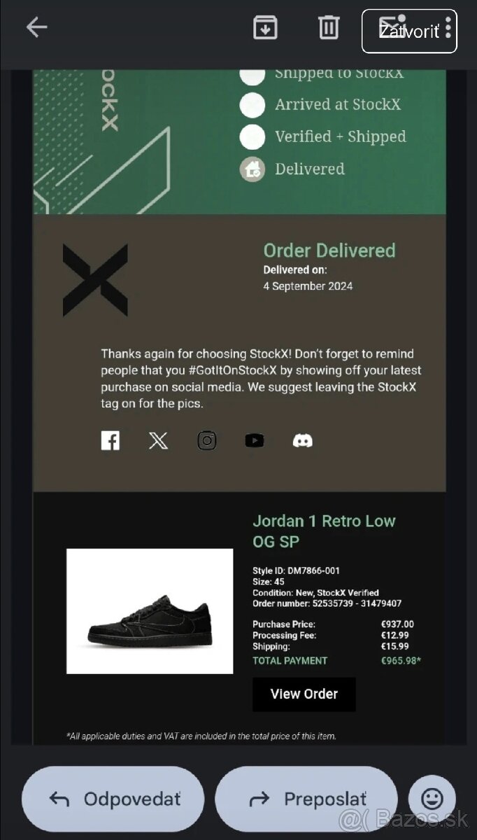 Jordan 1 Low "Travis scott" Black Phantom. - 8